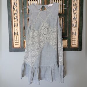 Altar'd State Lace Seafoam Green Dress - Size XS